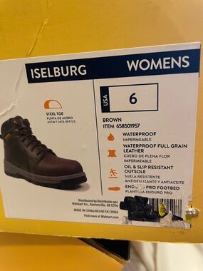 Herman Survivors Women's Brown Lace-Up Steel Toe Waterproof Boot